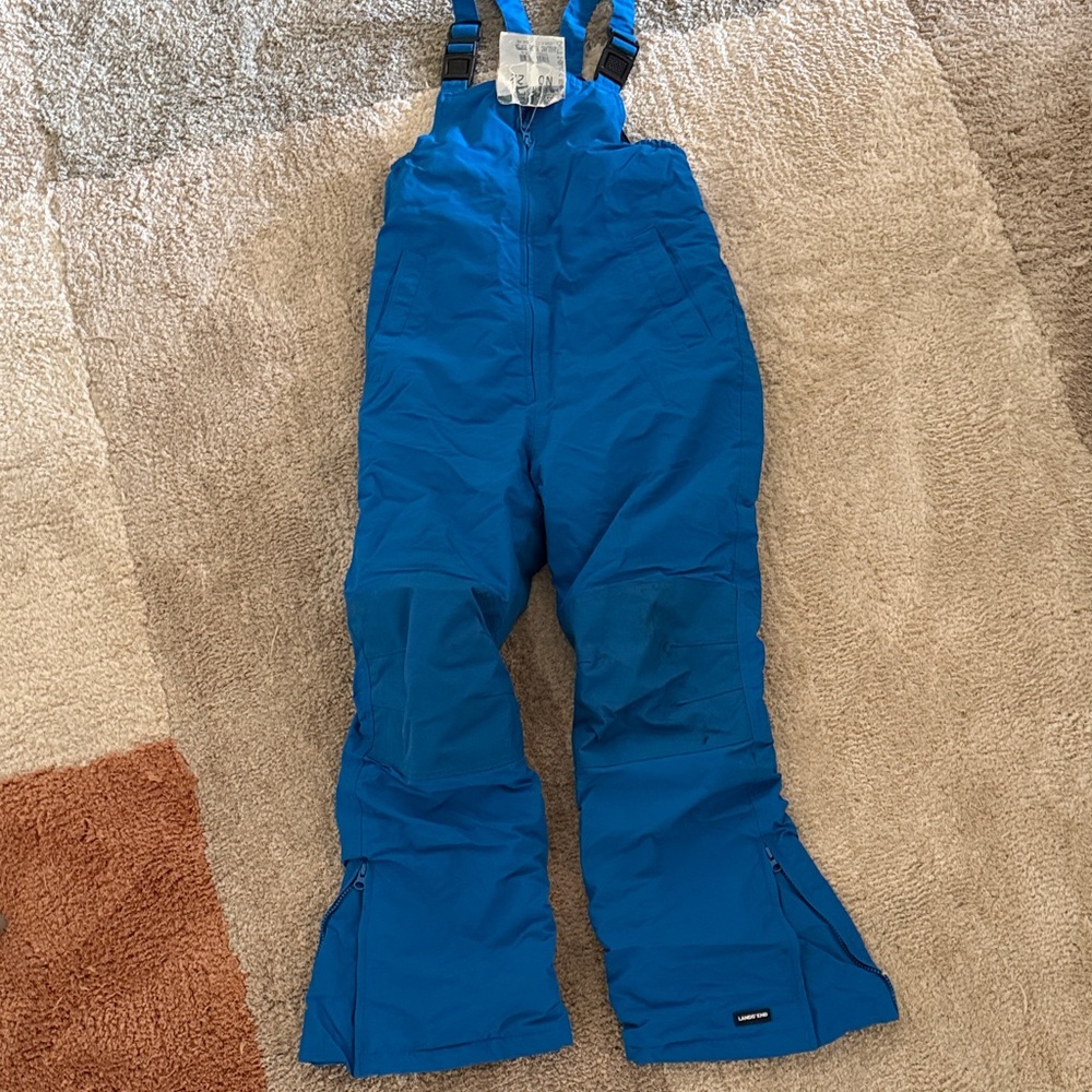 Lands' End Bright Blue Kids Overalls